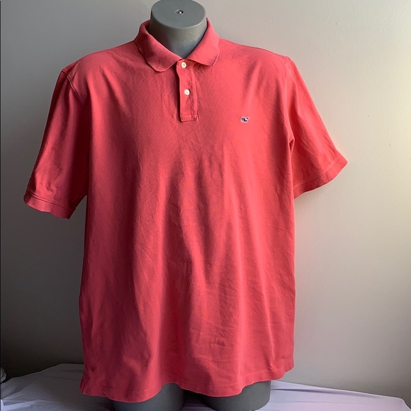 Vineyard Vines Pink Polo Shirt XL - Picture 2 of 6